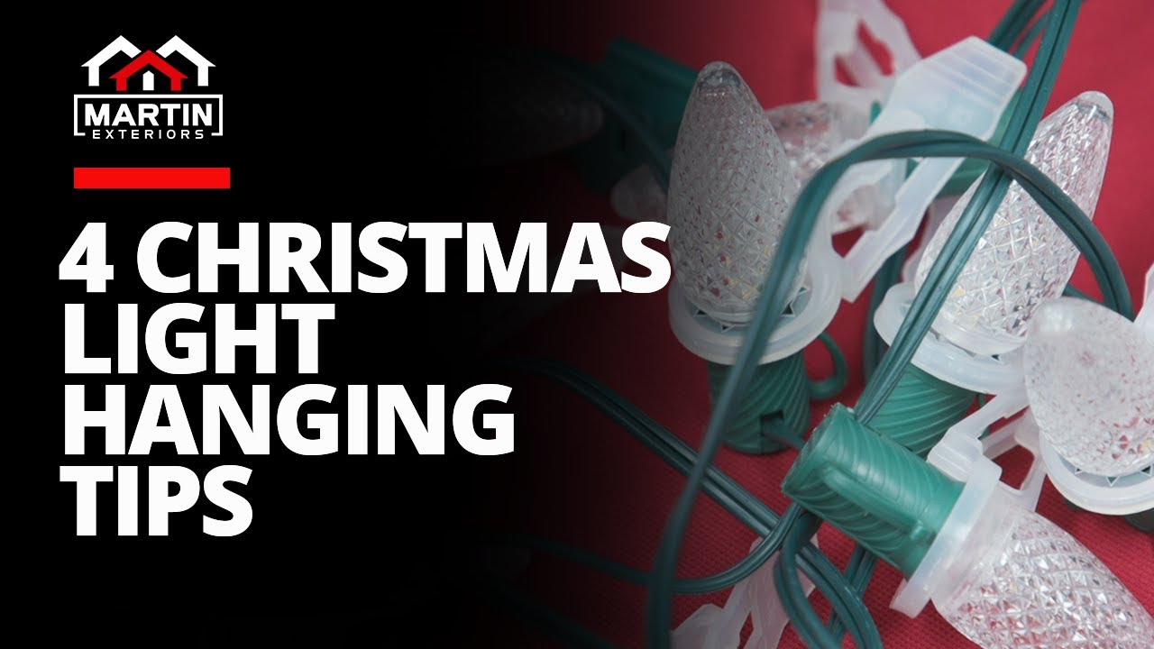4 Tips for Hanging Christmas Lights | Martin Exteriors