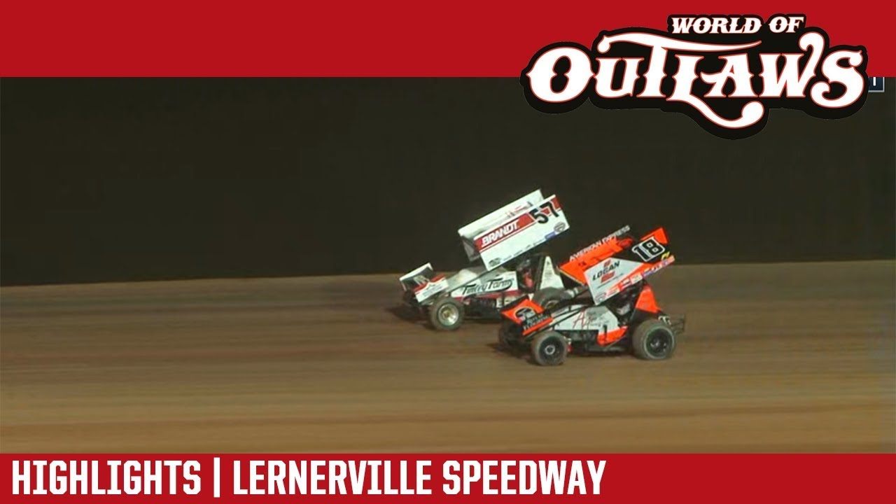 World of Outlaws Craftsman Sprint Cars Lernerville Speedway July 17, 2018 | HIGHLIGHTS