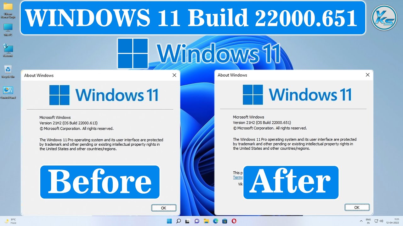 ✅ How To Update Windows 11 22000.613 To 22000.651 | Windows 11 New Update 22000.651 (KB5012643)