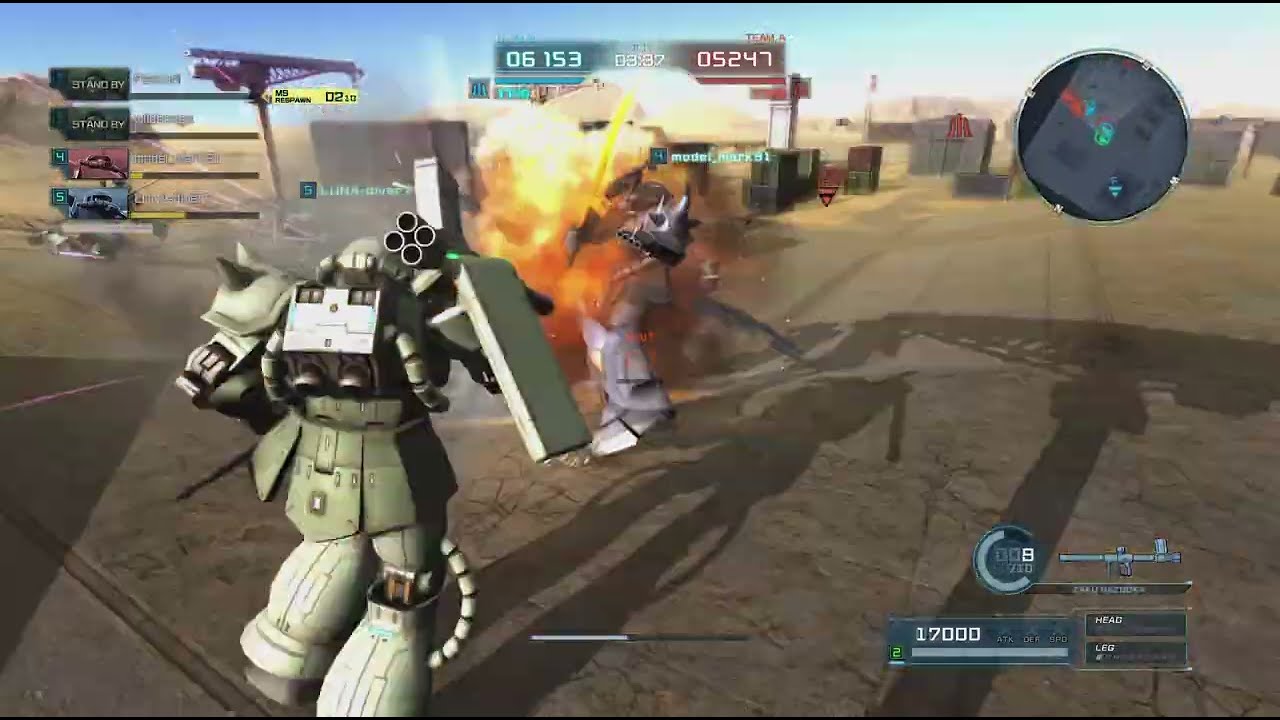 ザクⅡ　与ダメ138000超え　総合1位　3冠　シチュバト[死にゆく者達への祈り]　3:53俺の状況わからないのか？独りよがり？　機動戦士ガンダム　バトルオペレーション２_20260315220338