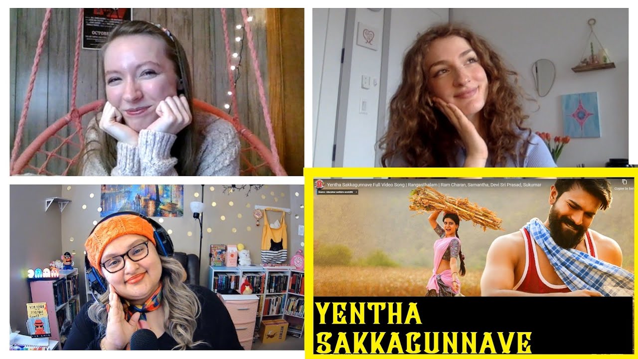 "Yentha Sakkagunnave" Song REACTION! | Rangasthalam | Ram Charan| Samantha 
