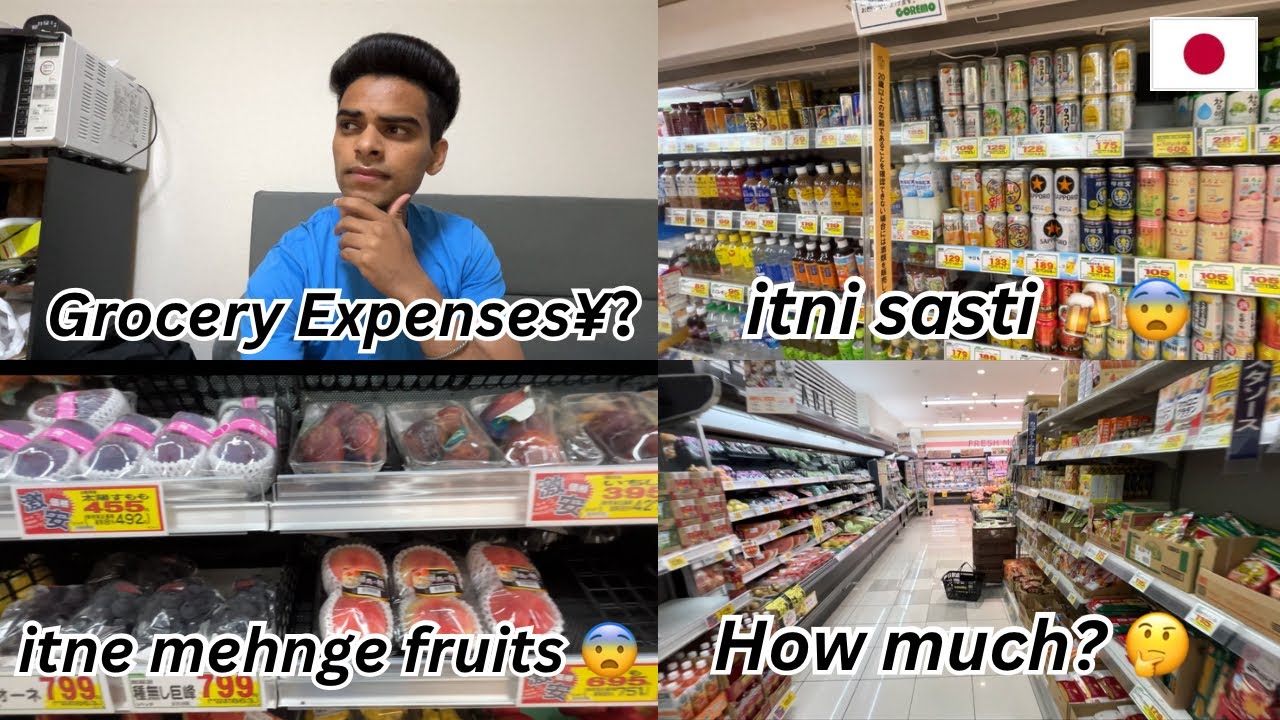 Grocery Expenses of An International Student in Japan | Grocery Shopping | Indian in Japan