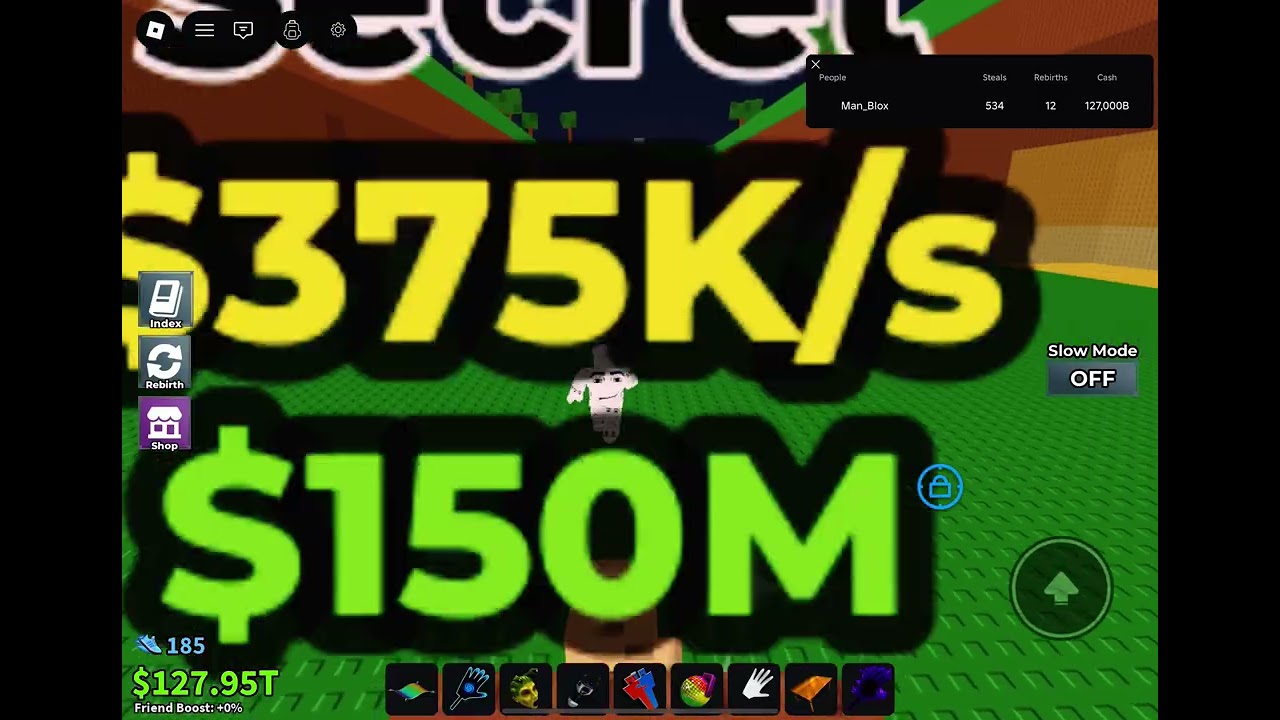 Getting Every Secret Brainrot Possible in Sab Tsunami Mode… (can I do it?)