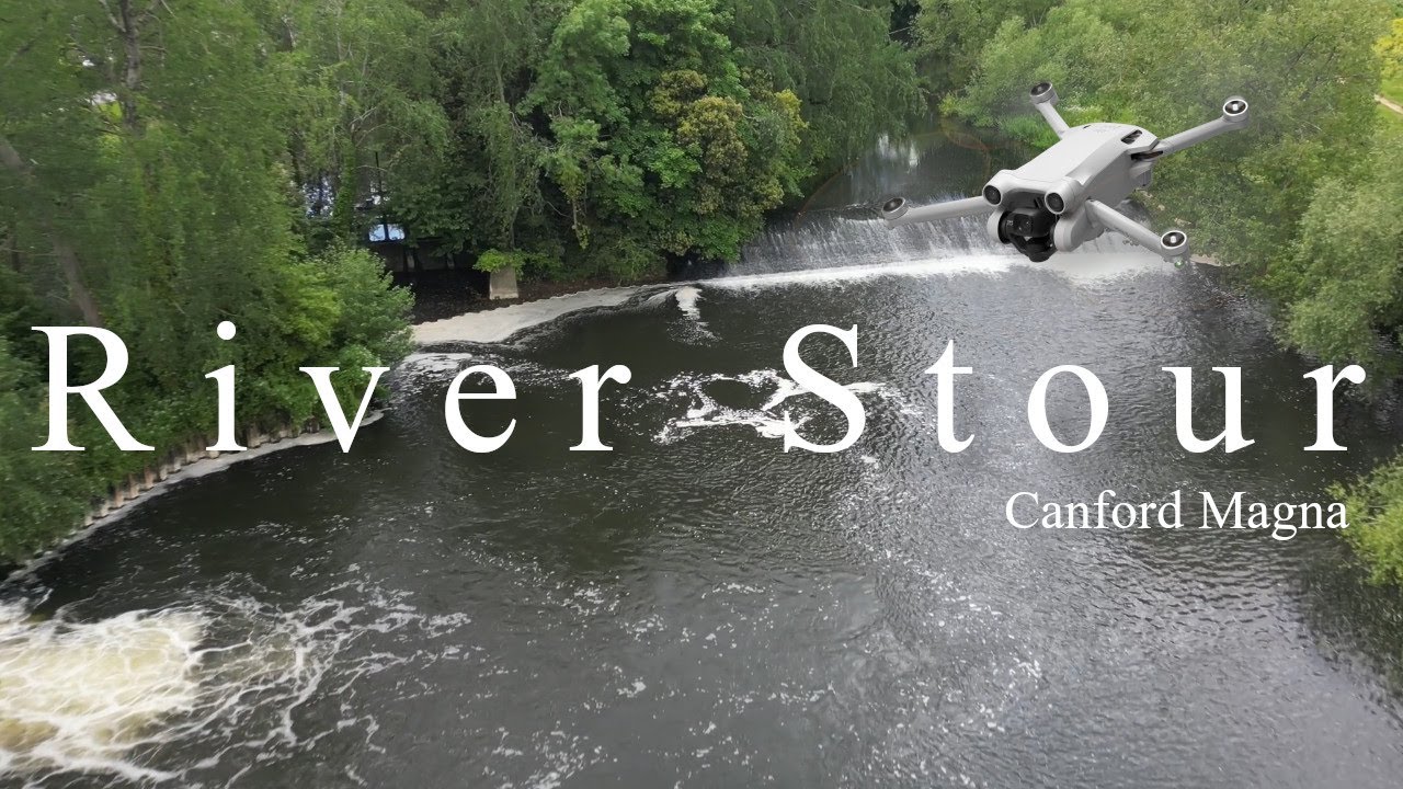 River Stour, Canford Magna - Drone Footage