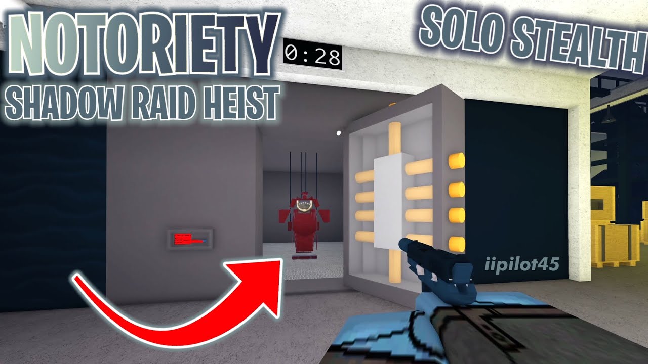 Notoriety Shadow Raid Nightmare SOLO Stealth Heist Gameplay - Vault Unlocked  - No Commentary [4K]