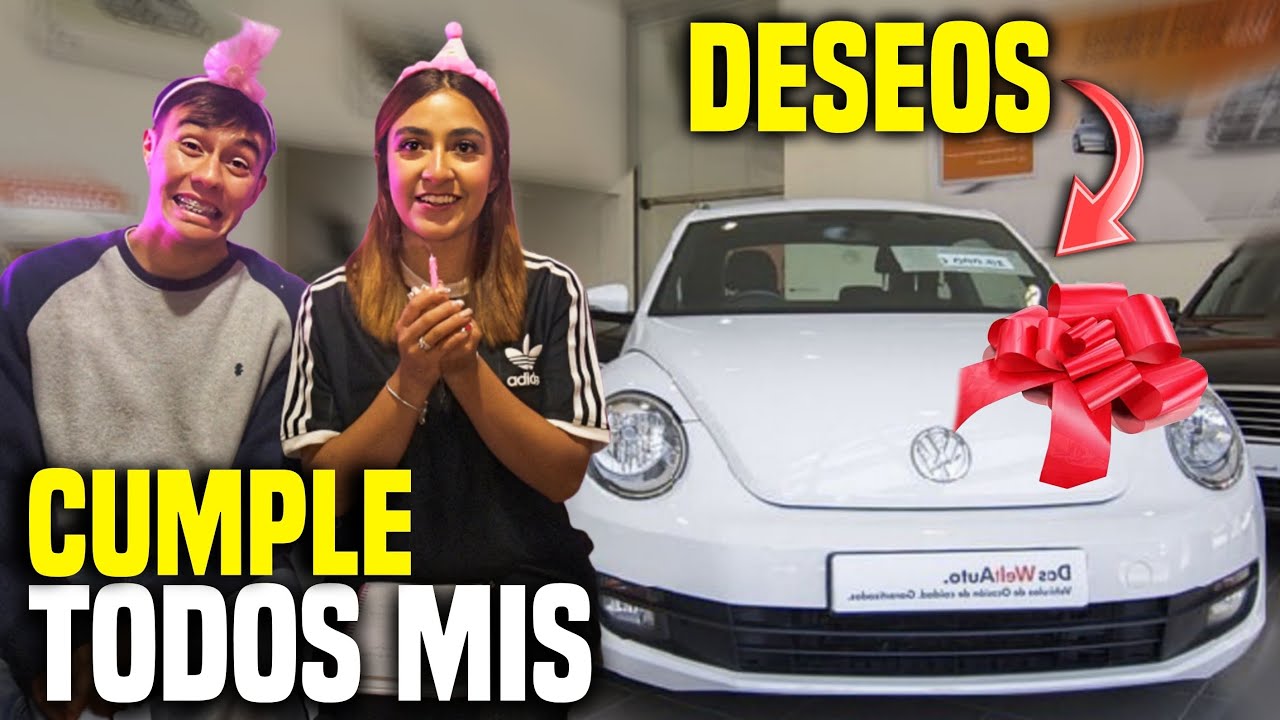 MI NOVIO CUMPLE TODOS MIS DESEOS DE CUMPLE AÑOS