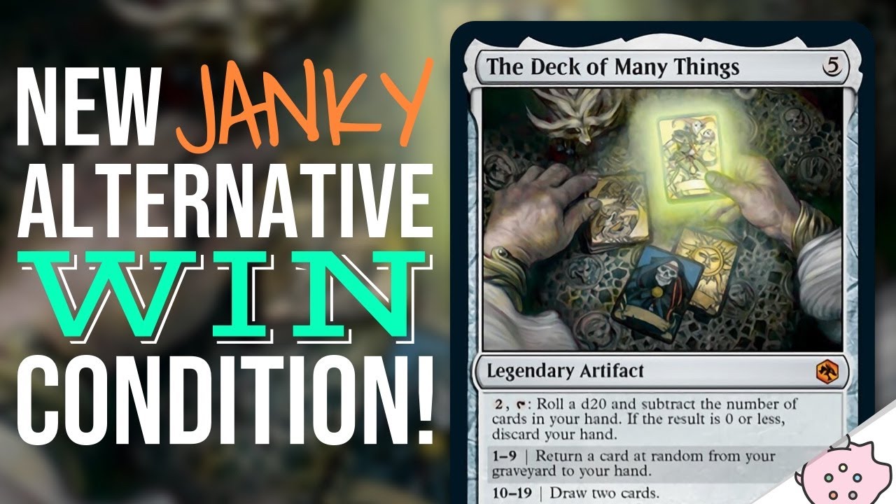 New Janky Alternative Win Card! | The Deck of Many Things | D&D Forgotten Realms Spoiler | MTG | EDH
