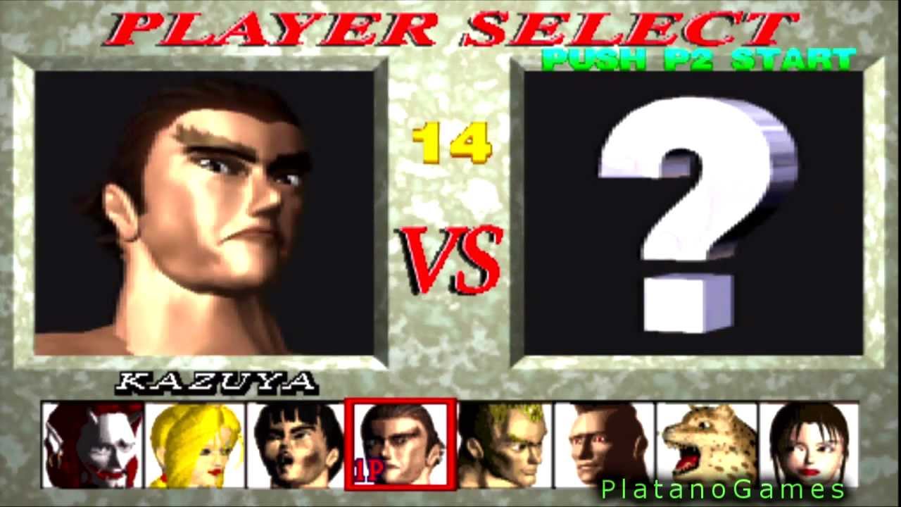 Tekken 1 (Console Edition) - Kazuya Mishima - Arcade Mode + Ending - HD