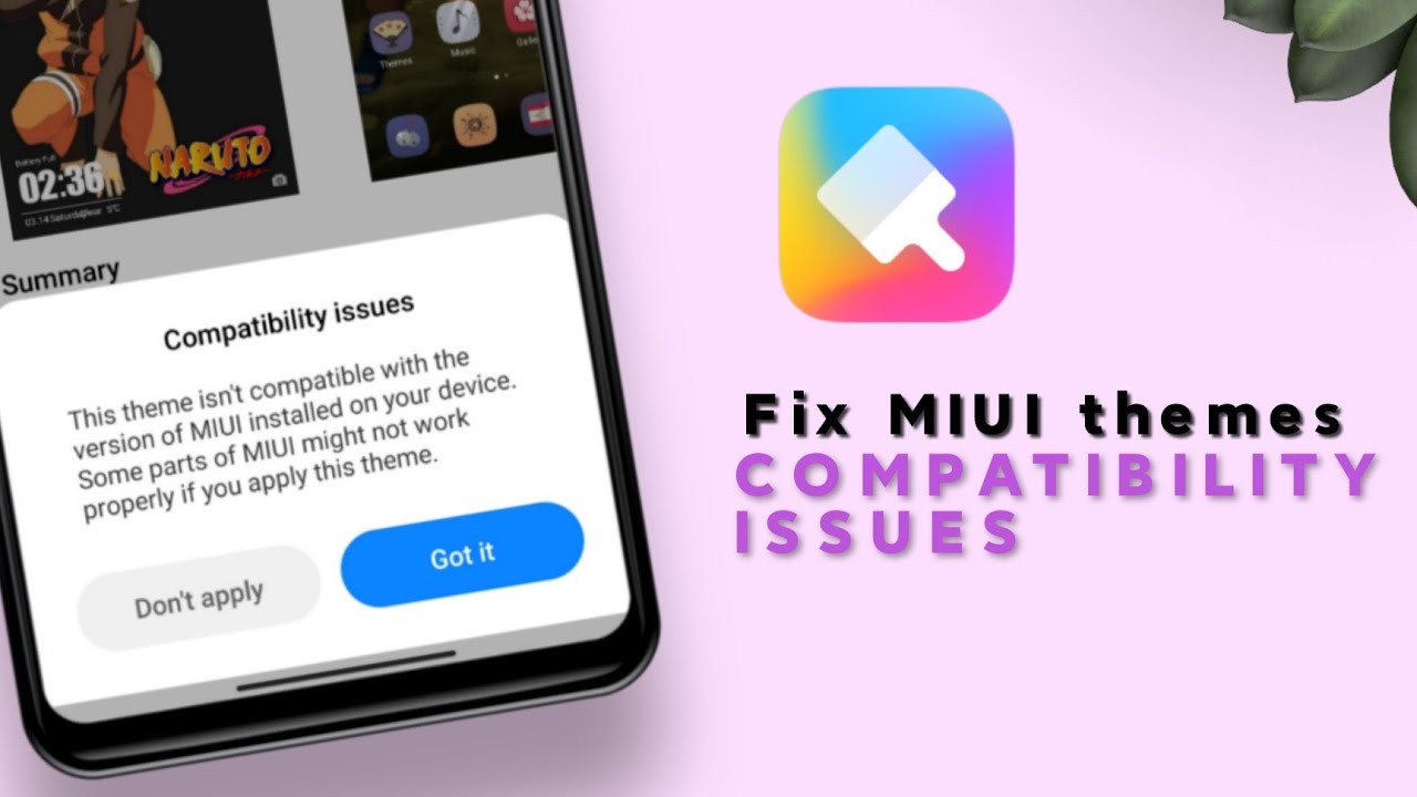 Как устранить ошибку «Проблема совместимости» в темах MIUI | Исправление ошибки «Тема применена н...