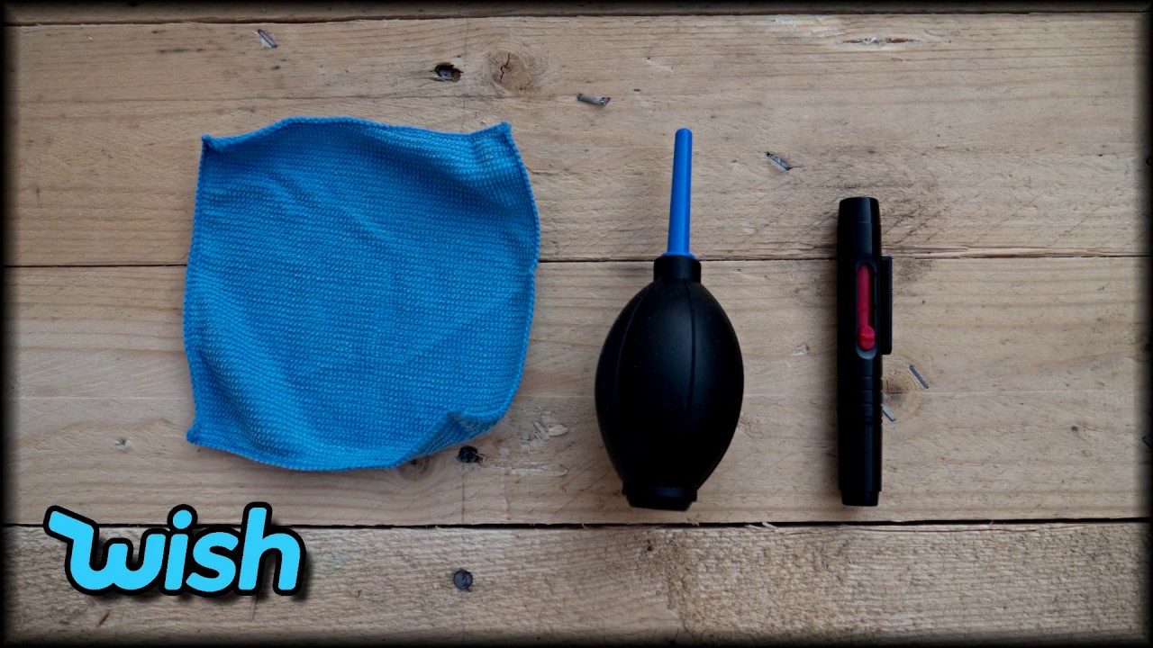 Unboxing setu na čištění objektivu / Wish #2
