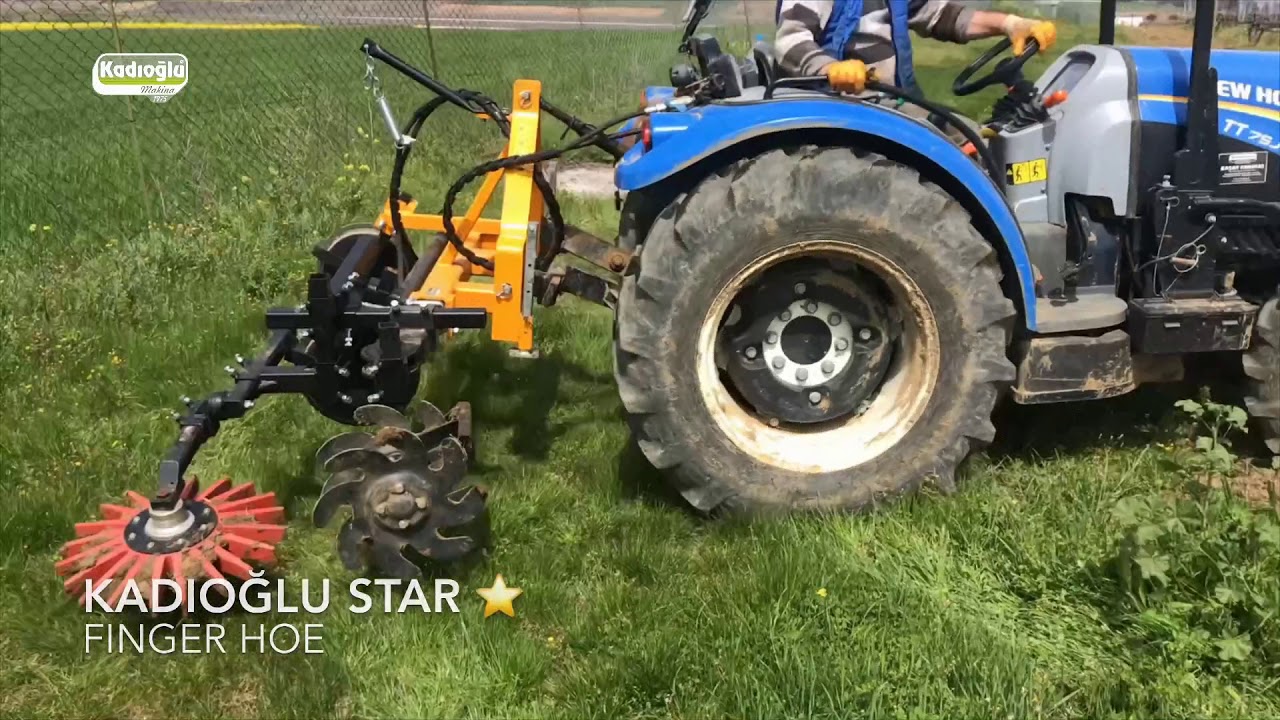 ✔️ KADIOGLU STAR 2 - Best finger hoe weeder equipment for VINEYARDS