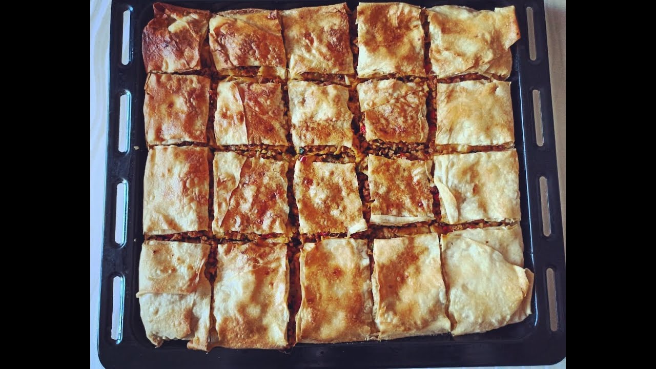 Ətli Börək Resepti. Kıymalı Börek.Qiymeli Borek Resepti. Ət Piroqu#Borek