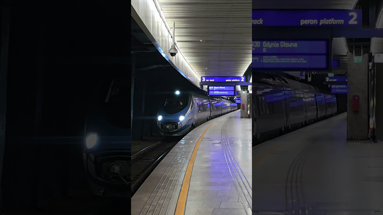 Wzorowy odjazd EIP4509 z Warszawy Centralnej 09.09.25 EZT ED250 Pendolino