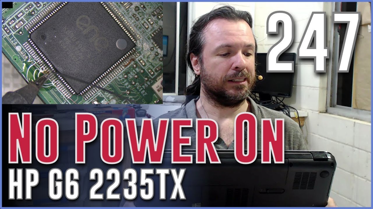#247 HP G6 2235TX Нет реакции выключателя питания