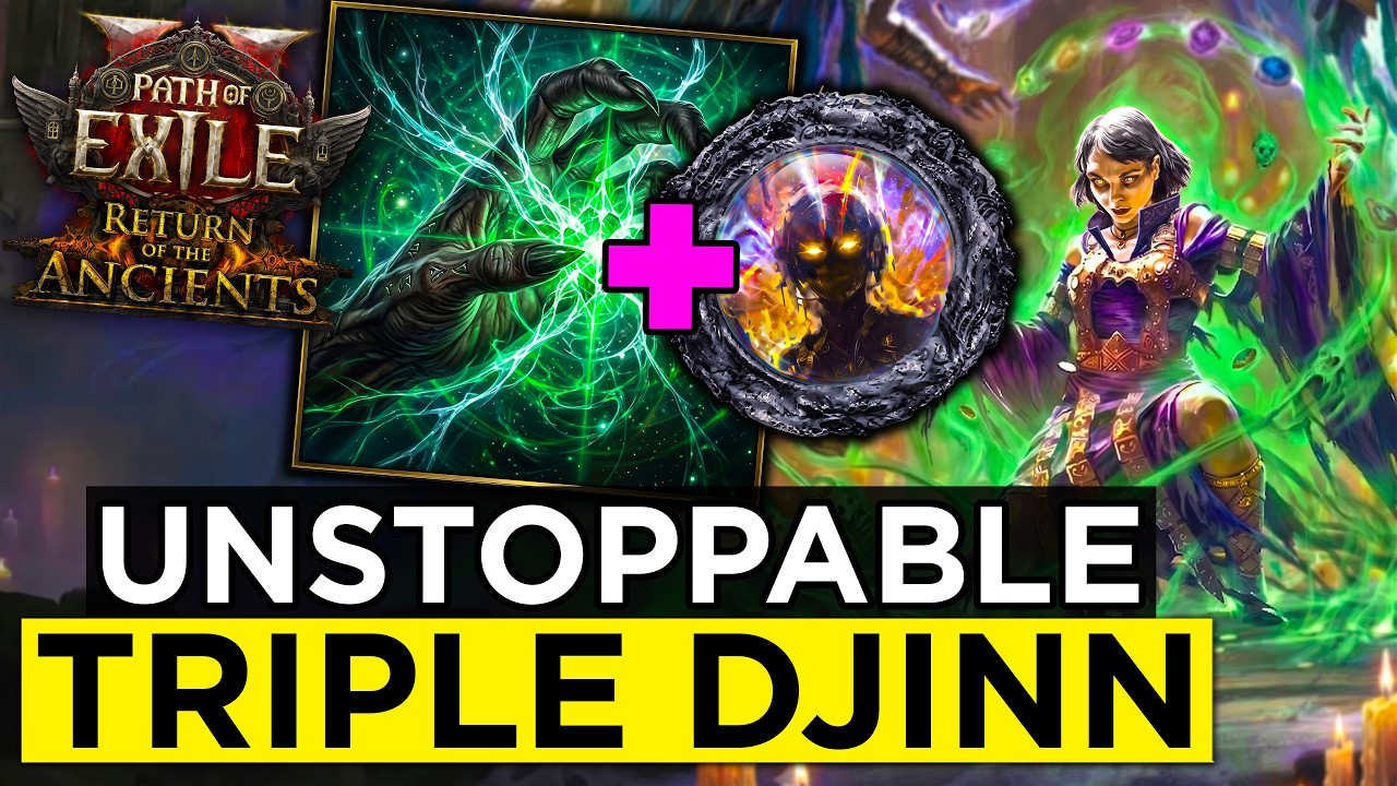 Sorceress is DISGUSTING - Zero Cooldown Triple Djinn - Path of Exile 2 Return of the Ancients