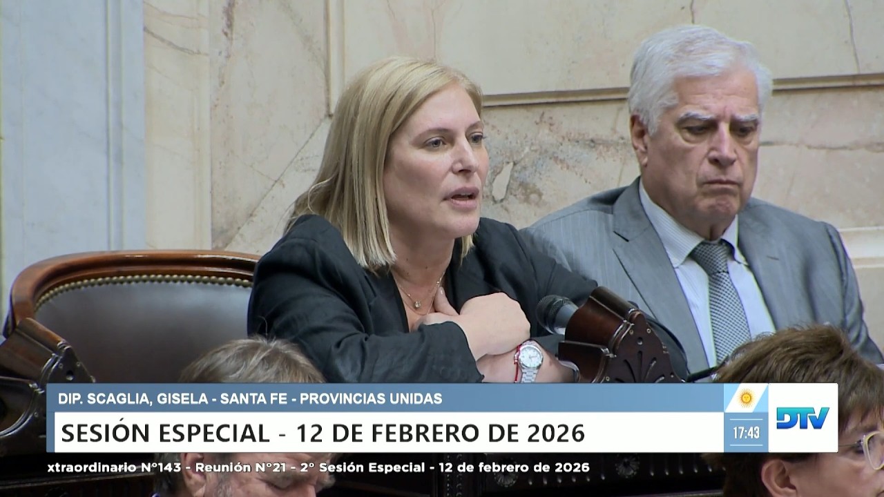 Diputada Scaglia, Gisela - PROV. UNIDAS - Sesión 12-02-2026 - PL