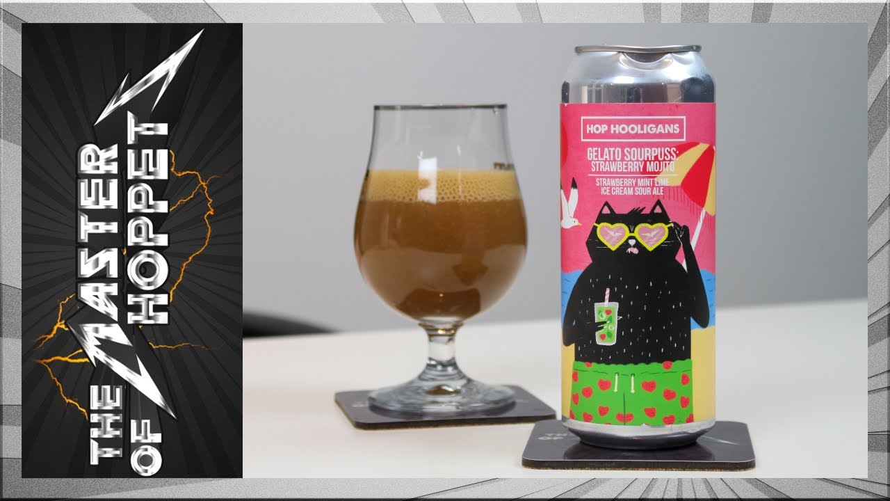 Hop Hooligans Gelato Sourpuss: Strawberry Mojito | TMOH - Beer Review
