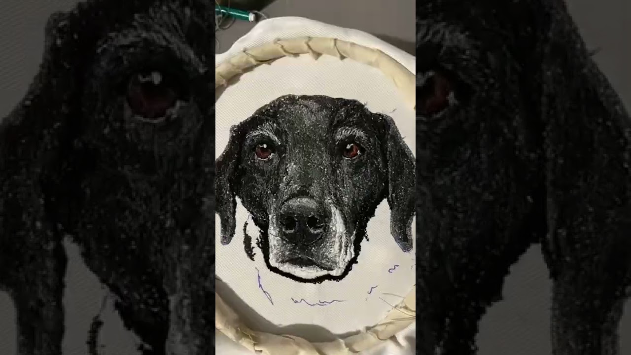Embroidery of a Dog 🐶🪡