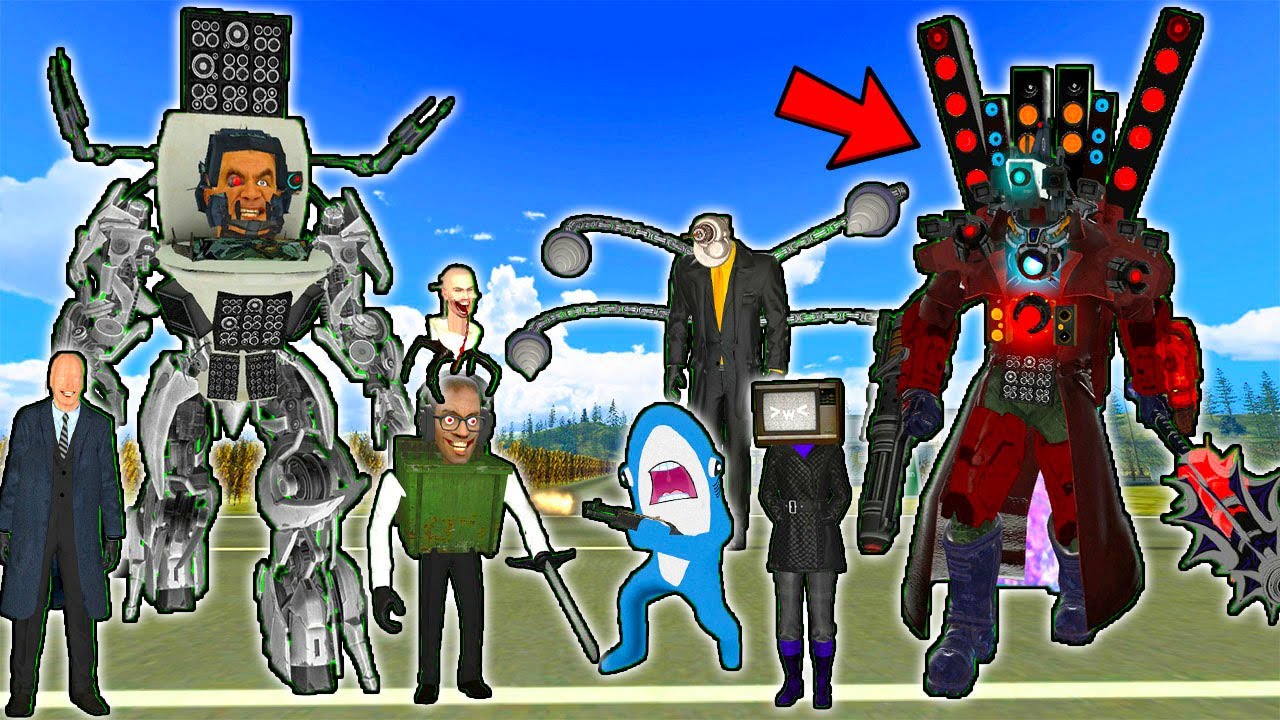TITANUL SUPREM EVOLUAT CAMERAMAN + BOXA IL DISTRUGE PE TITANUL SKIBIDI TOALETA IN BAZA SCP! *EPIC*