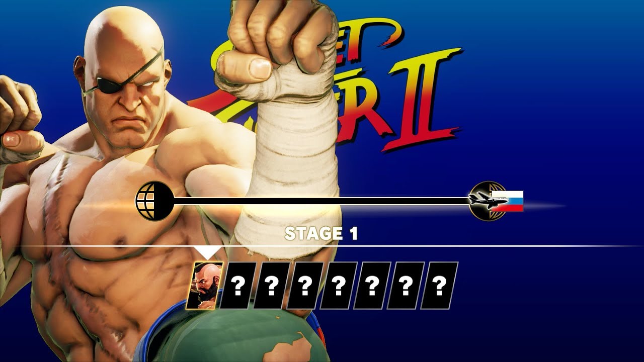 Street Fighter V Arcade Edition - Sagat Arcade Mode (Street Fighter 2 Path)