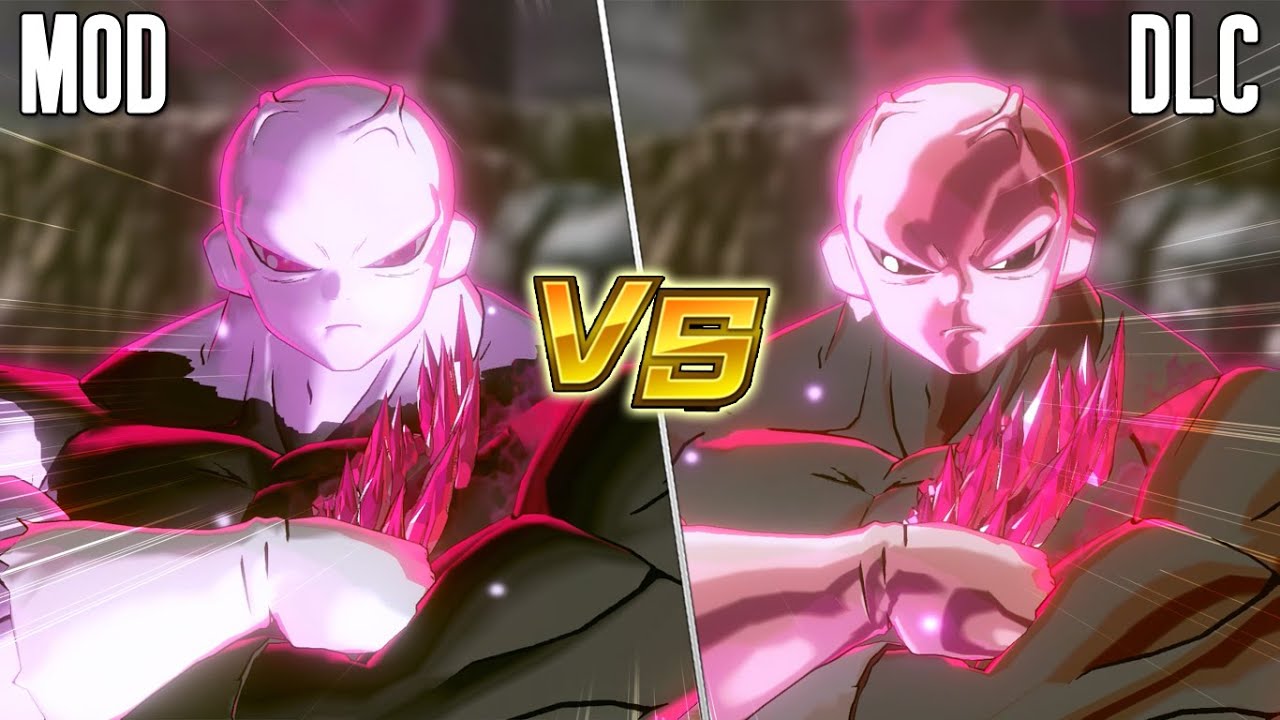MOD VS DLC! Jiren Ultra Supervillain comparison - Dragon Ball Xenoverse 2