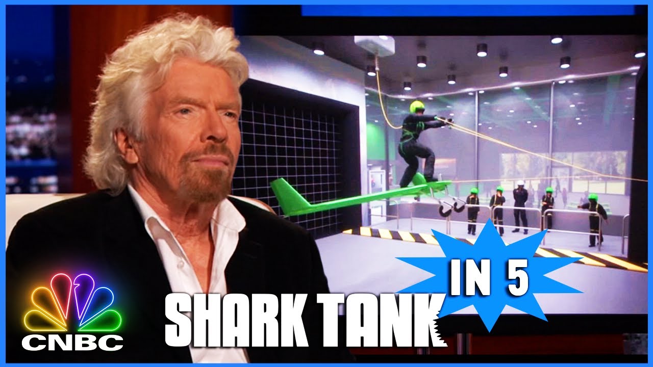 Richard Branson is a DAREDEVIL | Shark Tank In 5 | CNBC Prime