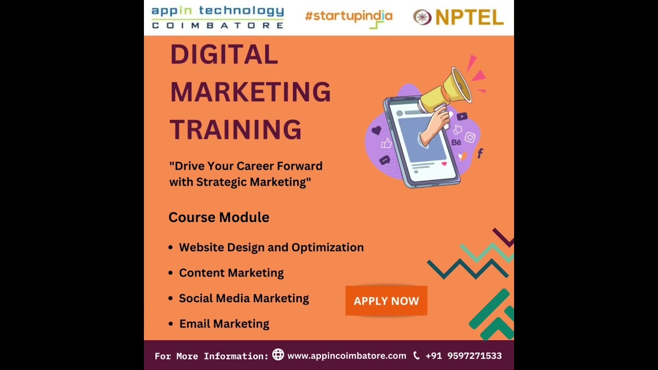 Digital Marketing training In Coimbatore @AppinTechnologyCoimbatore