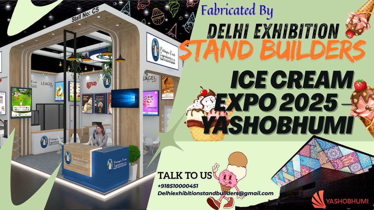 Pellagic Food at Ice Cream Expo 2025 | Yashobhumi | Delhi Exhibition Stand Builders
