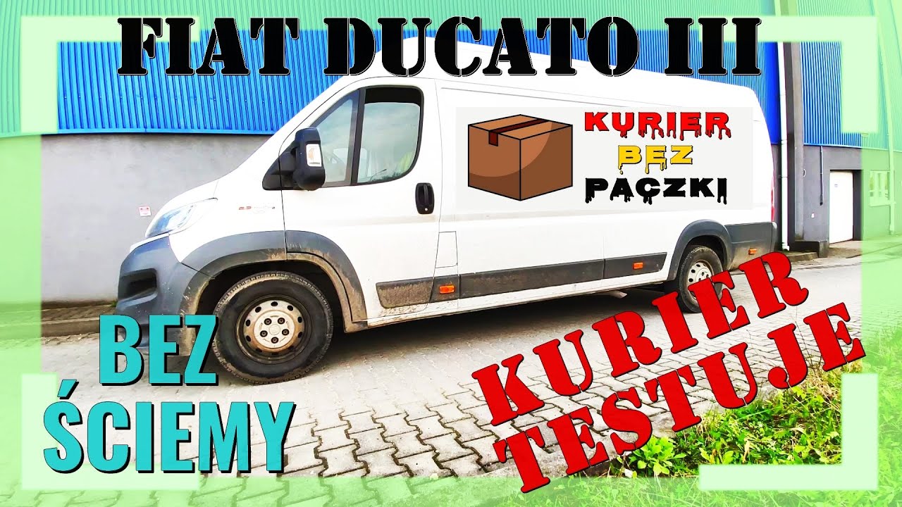 TEST Fiat Ducato Multijet 2 po kuriersku. Co to za g**no?! | Kurier Bez Paczki