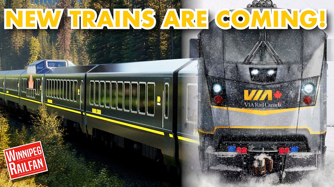 VIA Rail Canada ждут НОВЫЕ ПОЕЗДА!