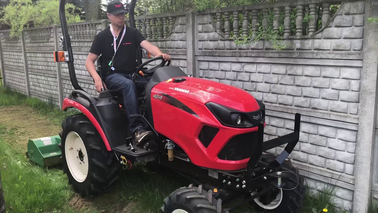 Yanmar SA424 narrow  z kosiarka