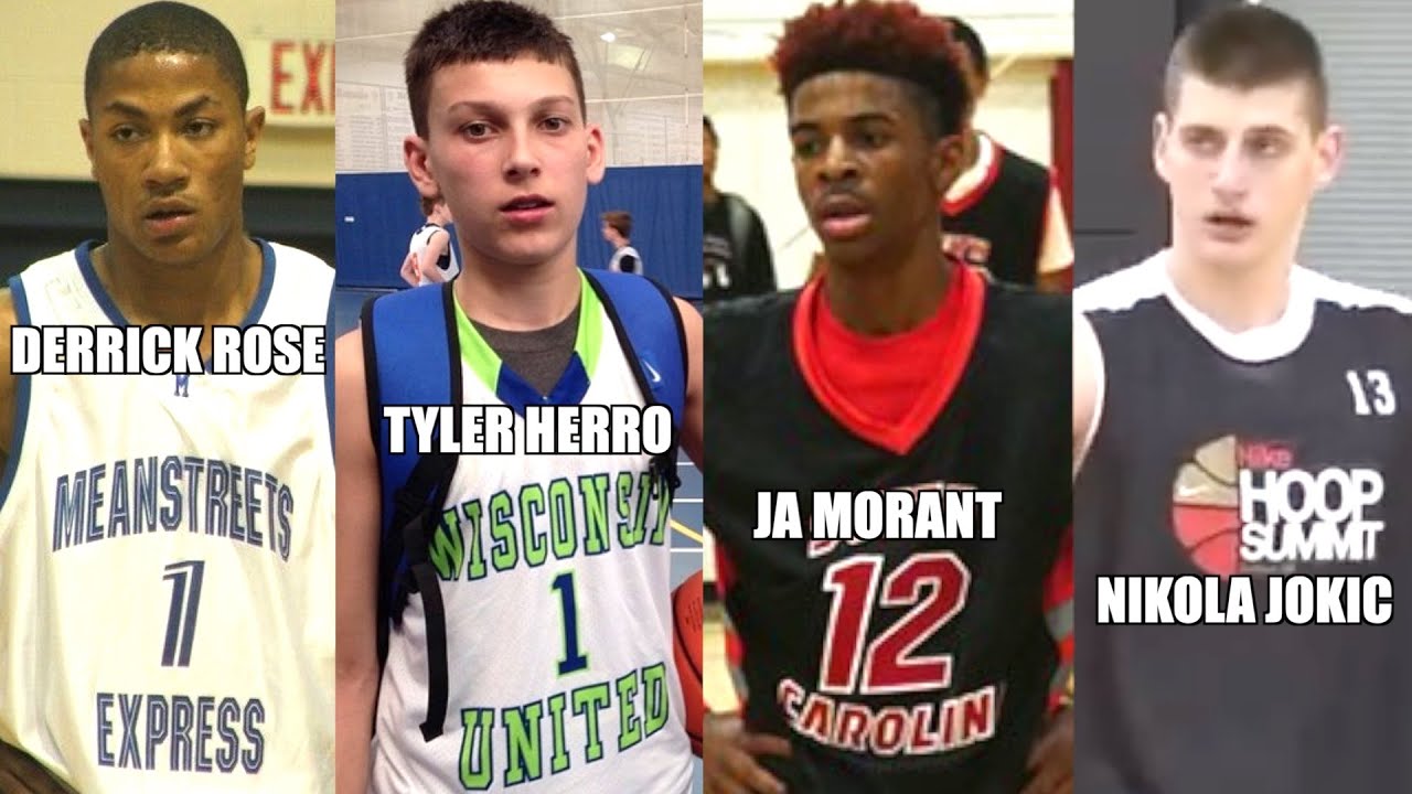 RARE FOOTAGE OF NBA PLAYERS BEFORE THE FAME!