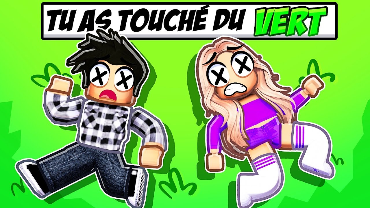 NE TOUCHE PAS LA COULEUR avec ma FANGIRL sur Roblox !