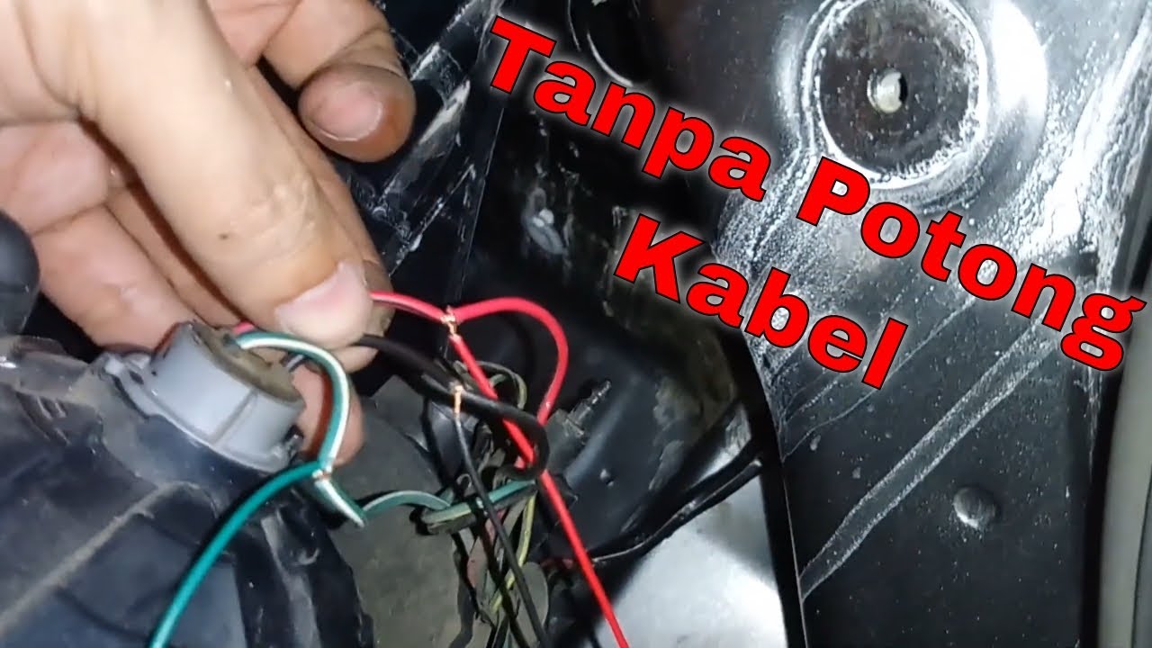 Pasang Plat Nomor LED - Tanpa Potong Kabel