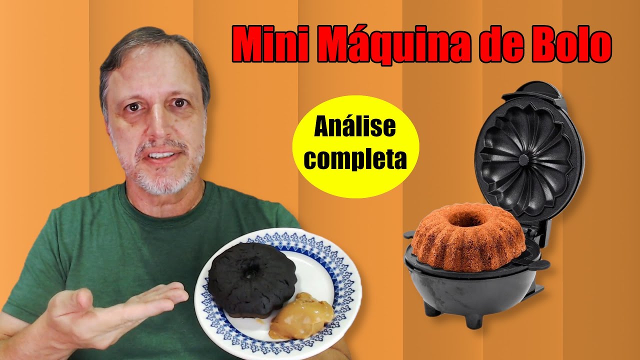 Mini M&aacute;quina de Bolo | Unboxing e Teste Completo