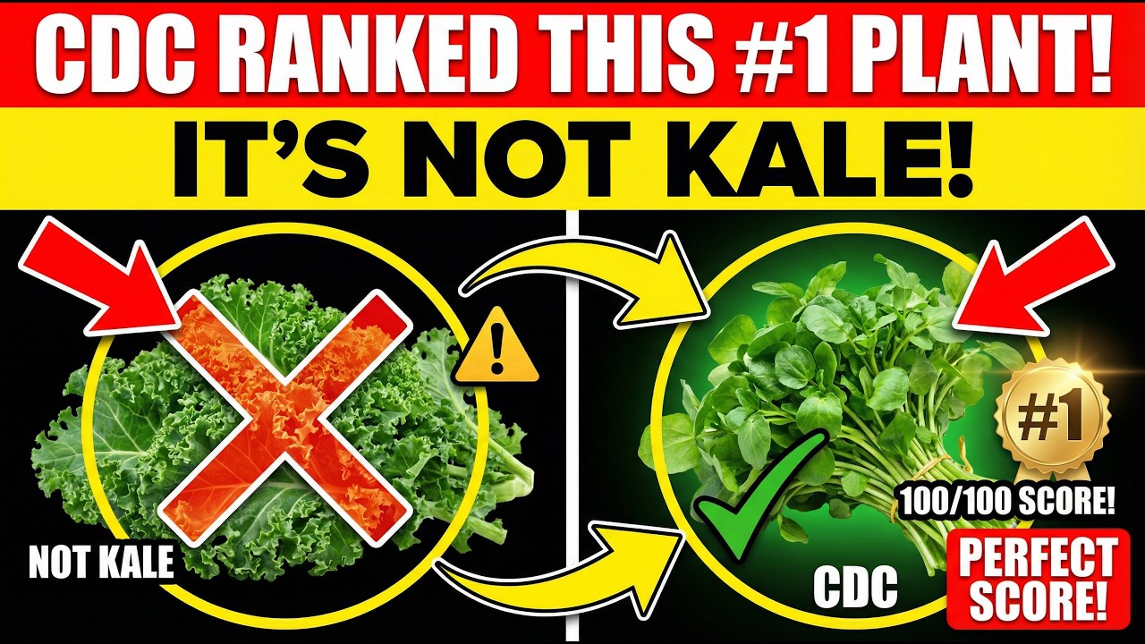 CDC Ranked This Plant #1 in Nutrition (It's NOT Kale)