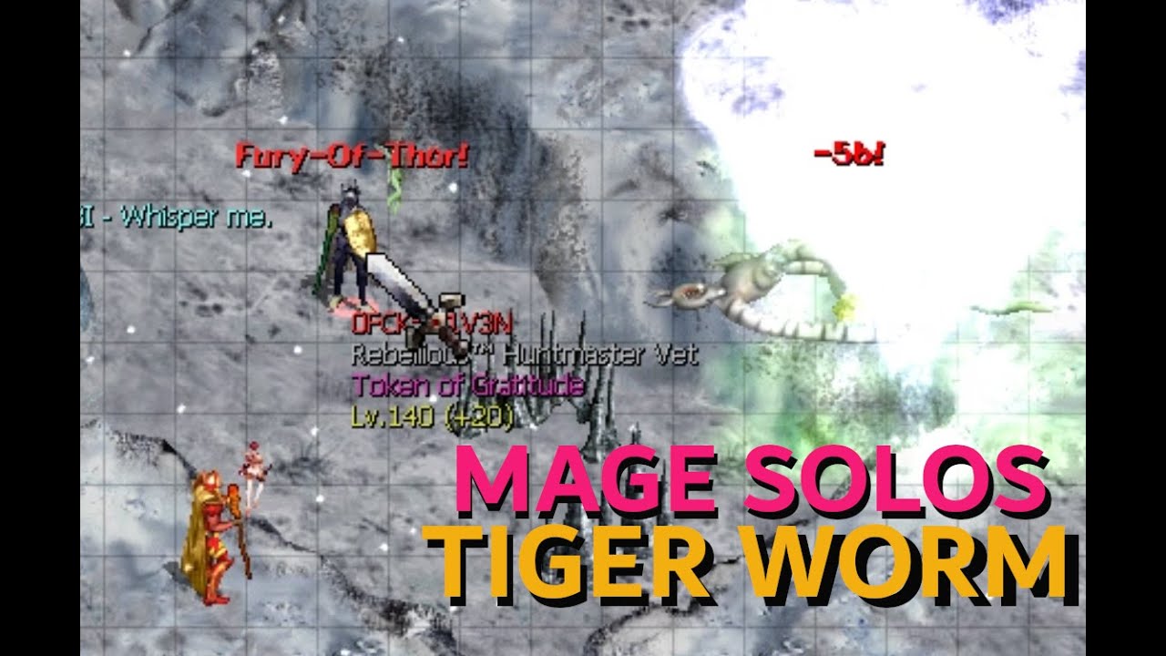 Helbreath Olympia - Mage Solos Tiger Worm