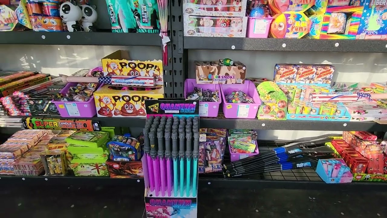 Fireworks Stand Walk-through Christmas and new years 2025