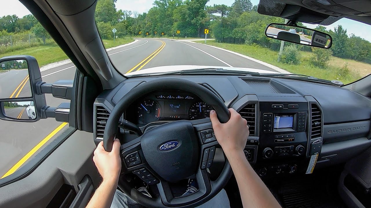 2021 Ford F-350 6.7 Powerstroke Dually - POV Test Drive (Binaural Audio)