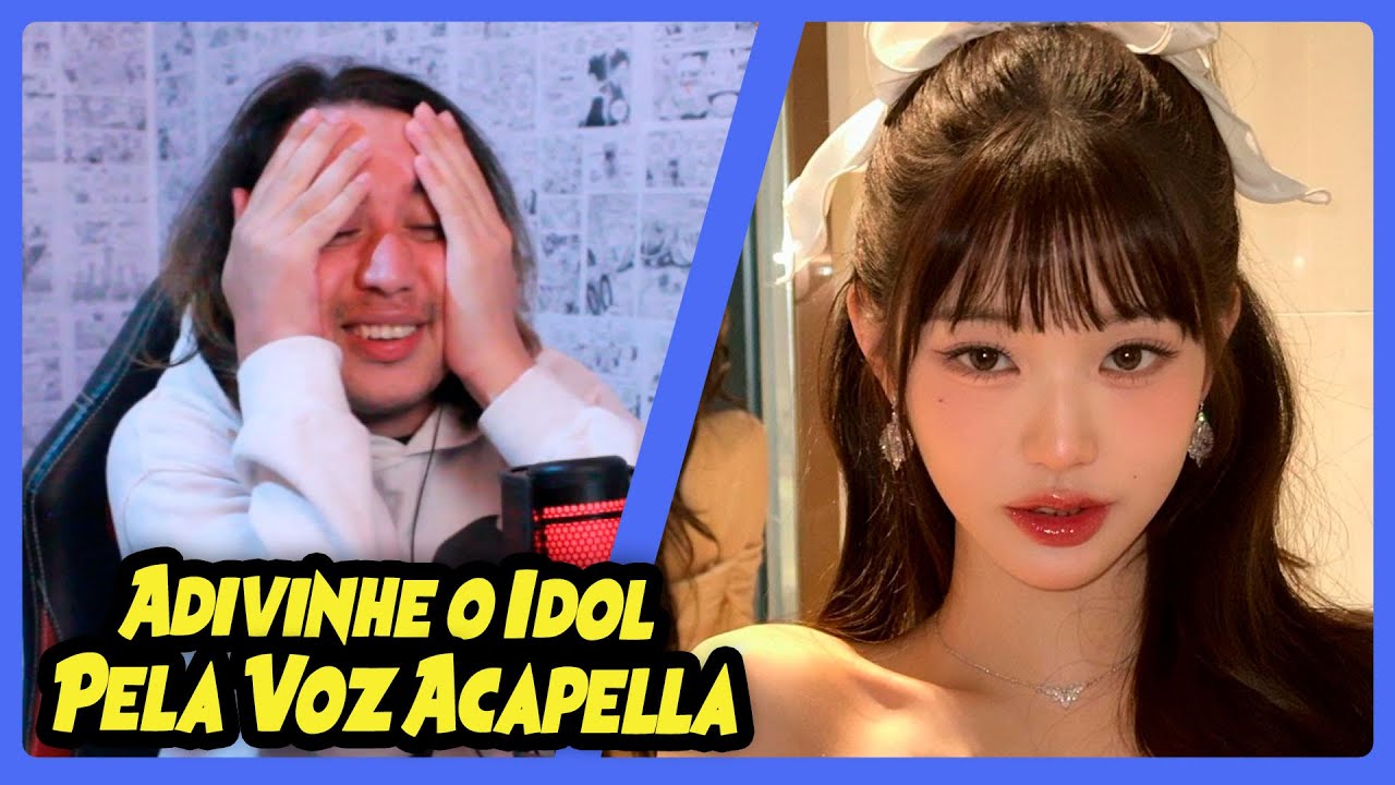 Adivinhe o IDOL DE KPOP pela sua voz acapella | REACT DO MORENO
