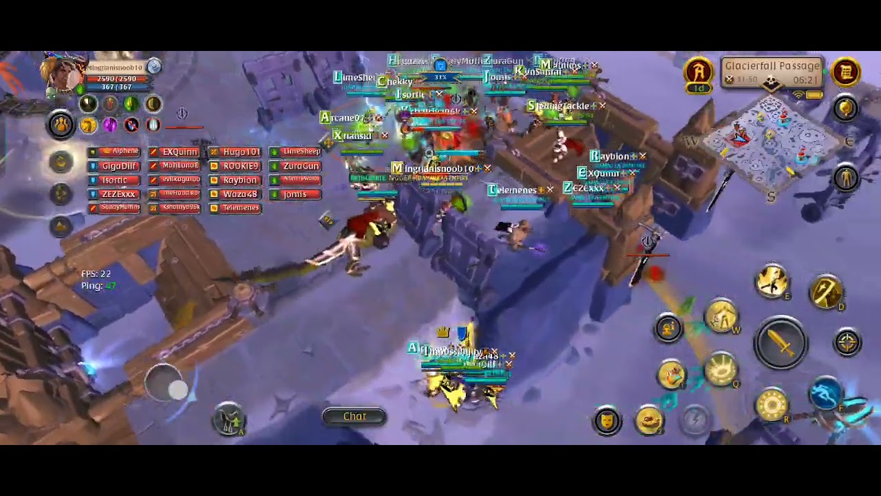 eRa Empire vs Frostborn exile | raiding Terry | healer pov | ex-guildmate death (dragonlu) |