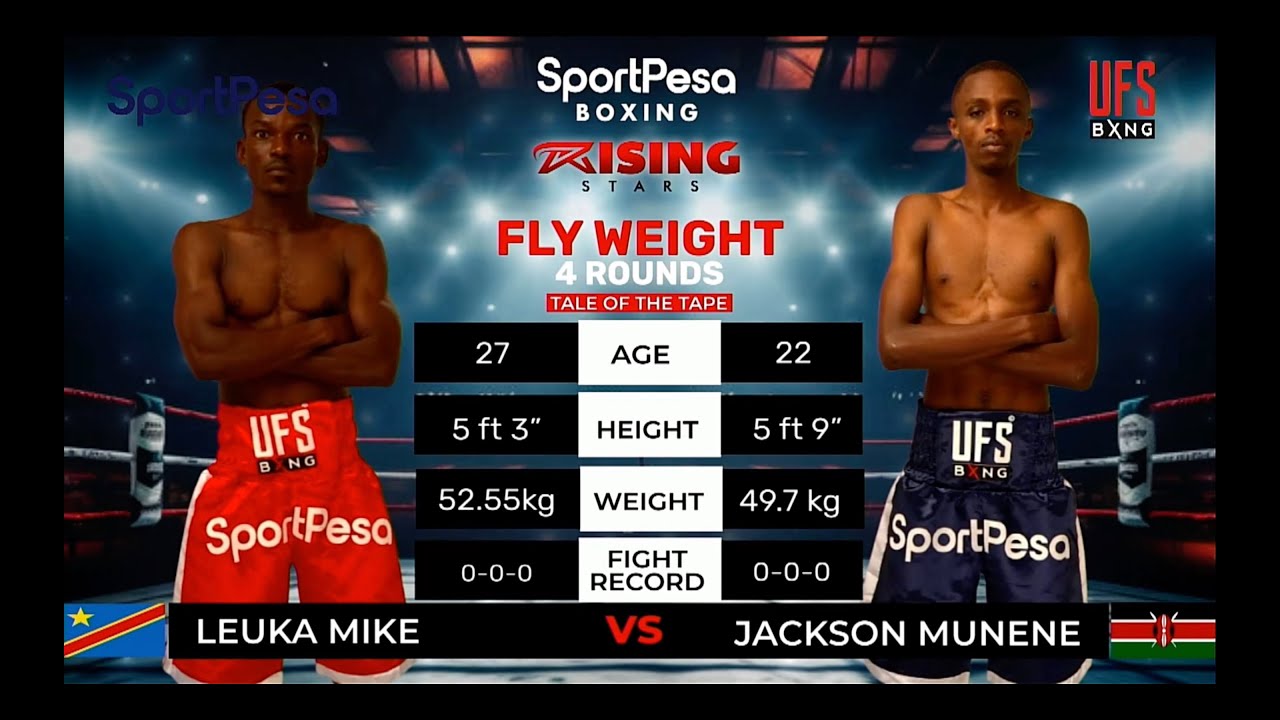 FLYWEIGHT LEUKA MIKE VS JACKSON MUNENE