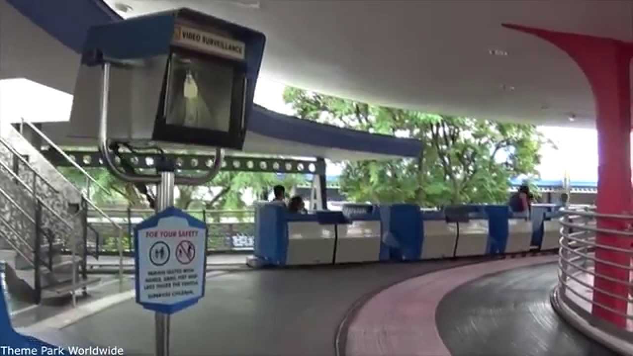 Tomorrowland People Mover On Ride POV - Magic Kingdom Walt Disney World