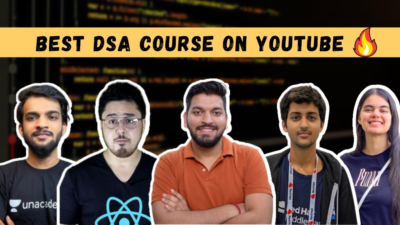 Какой курс DSA лучший на YouTube? Сравнение курсов DSA🔥
