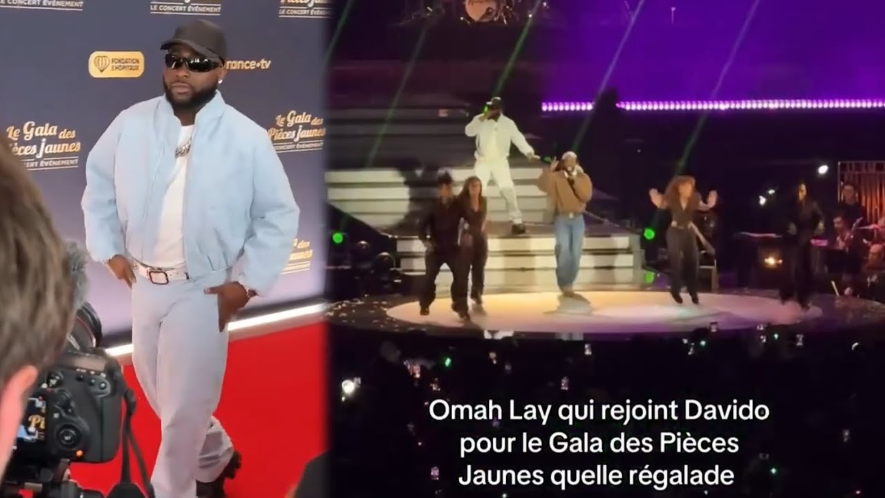 Davido Live Paris ft. Omah Lay исполняет песню “With You” на арене La Défense Arena в 2026 году.
