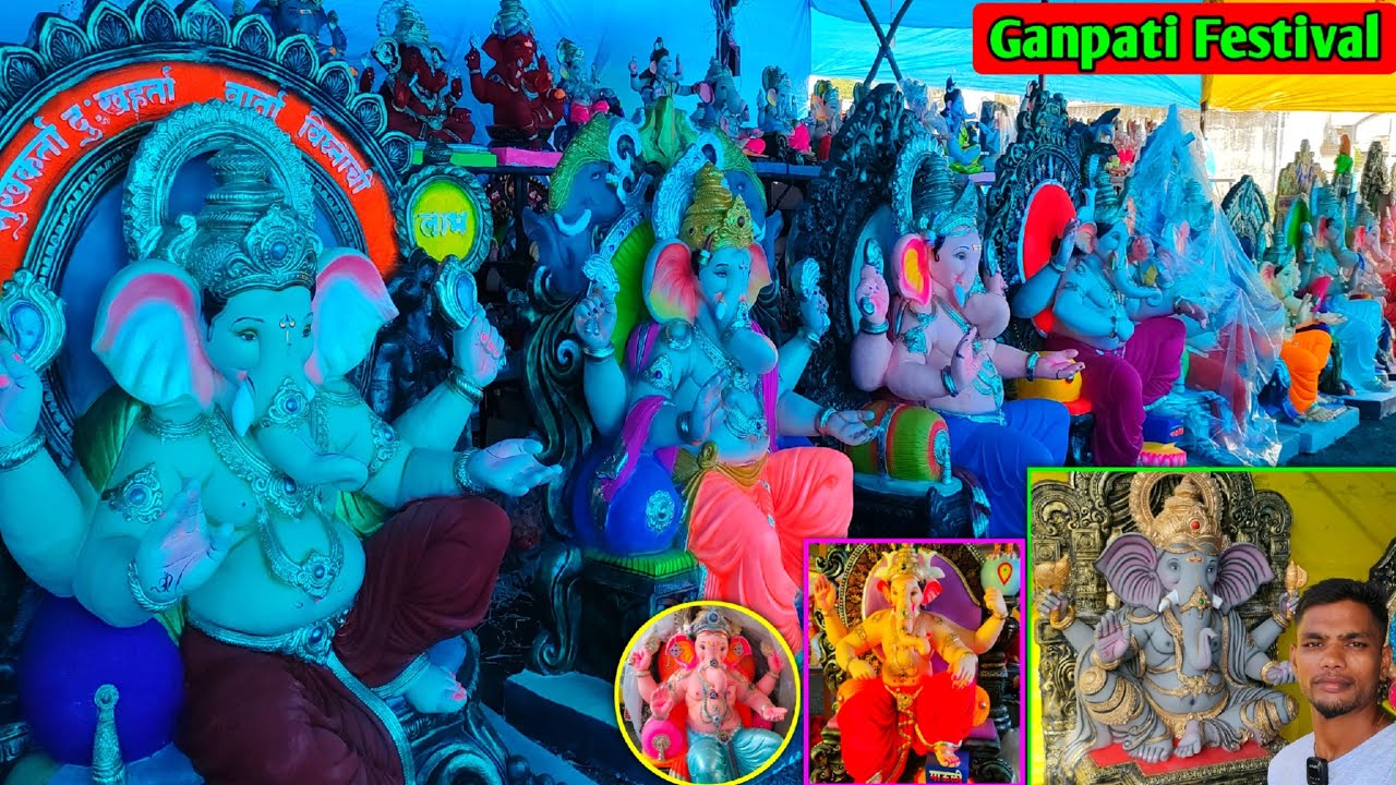 ऐसी गणपति बाप्पा की मूर्तियां आपने नहीं देखी होगी 😍 DEEMEE VLOGS #ganpatifestival  #vlogs #hinduisum