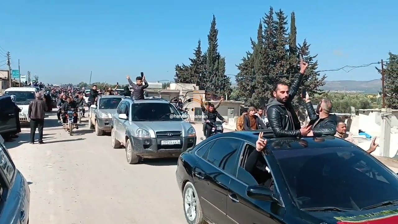 تشيع مراسيم شهداء شعلة نوروز في ناحية جنديرس