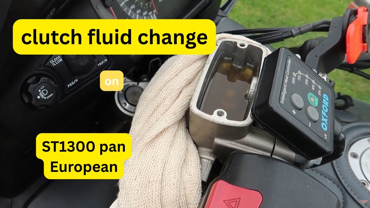 Honda Pan European ST1300 clutch fluid change #Motorcycle | Restoration Biker
