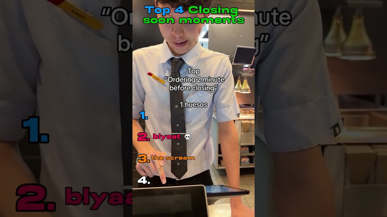 Ranking top 4 closing soon moments #funny #fypシ #memes