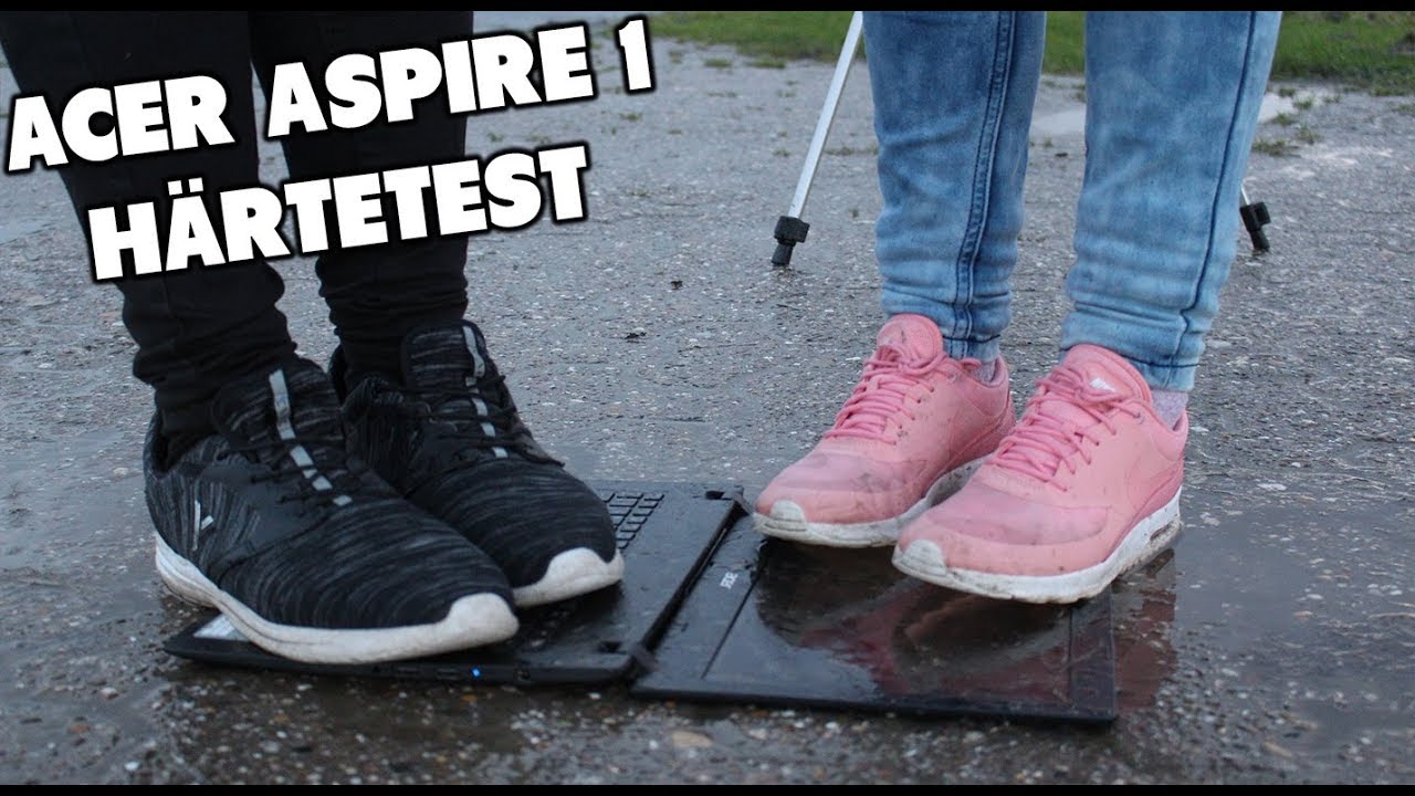ACER ASPIRE 1 Härtetest mit Laura & Alix | Laptop Crushing